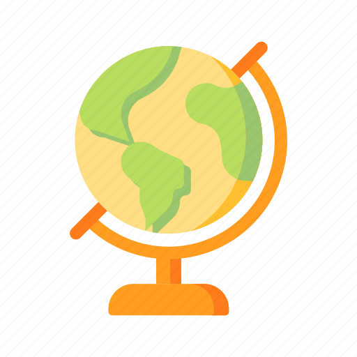 Globe, geography, education, knowledge, global, map icon - Download on Iconfinder