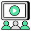 video lecture, video class, training class, video presentation, education class 