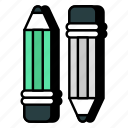 pencils, edit, writing tool, writing equipment, stationery