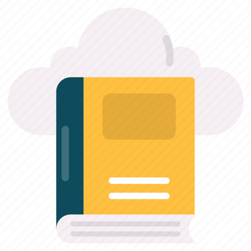 Cloud, book, education, study, school, learning icon - Download on Iconfinder