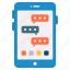 phone, app, text, screen, conversation, talk, application, technology 