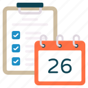 task, management, schedule, set, calendar
