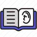 audio book, ear, hear, education, learning, book, biology, listen