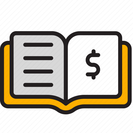 Education, finance, book, dollar, financial education, dollar book, business icon - Download on Iconfinder