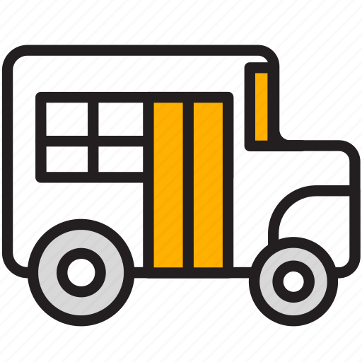 School bus, bus, transportation, vehicle, school, transport, education icon - Download on Iconfinder