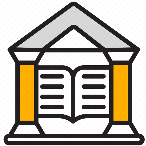 Education, library, books, book, school, knowledge, study icon - Download on Iconfinder