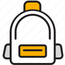 education, school bag, book, school, study, bag, book case