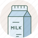 milk, beverage, breakfast, drink, food, packet
