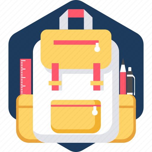 Bag, education, learning, school, schooling, study, studying icon - Download on Iconfinder