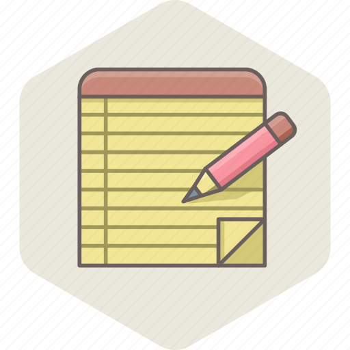 Notes, write, writing, document, note, paper, pencil icon - Download on Iconfinder