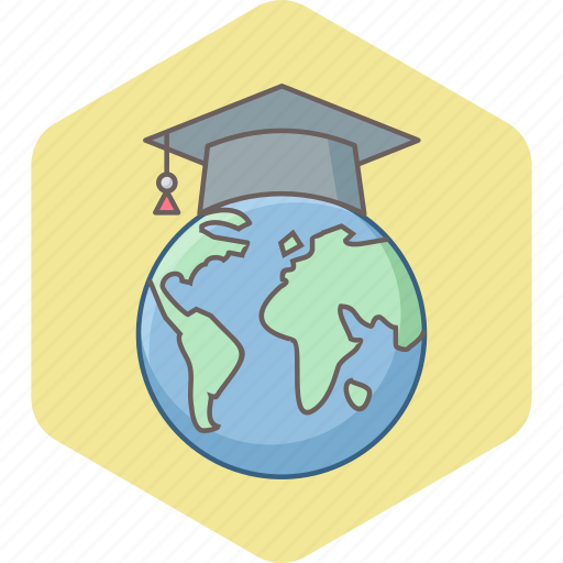 Global, globe, graduate, elearning, international, learning, web icon - Download on Iconfinder