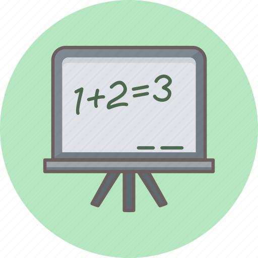 Board, class, maths, education, knowledge, study, total icon - Download on Iconfinder