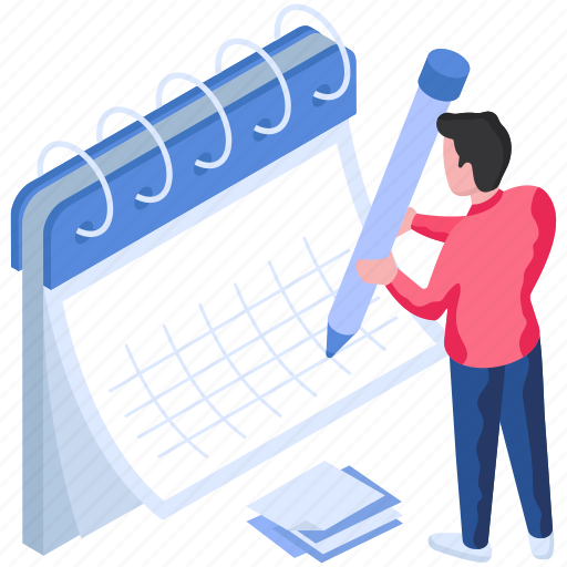Schedule, planner, almanac, calendar, event reminder icon - Download on Iconfinder
