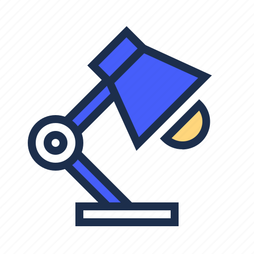 Blue, education, lamp, learning, light, study icon - Download on Iconfinder