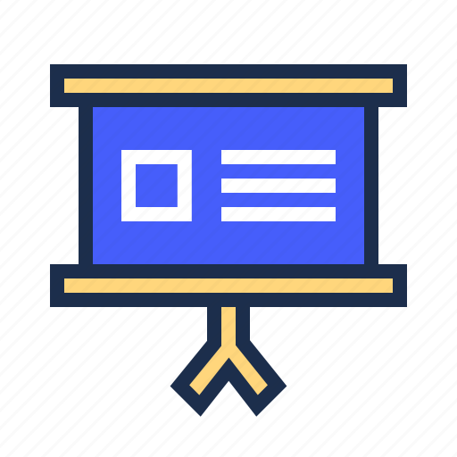 Blue, board, notice, sign icon - Download on Iconfinder