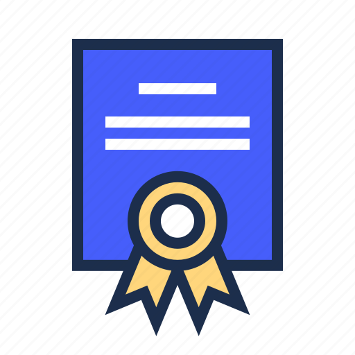 Achievement, award, blue, certificate, prize, victory, winner icon - Download on Iconfinder