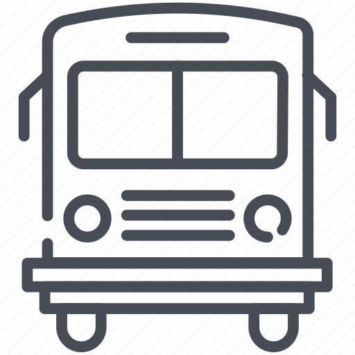 Autobus, bus, education, school, school bus, transport, vehicle icon - Download on Iconfinder
