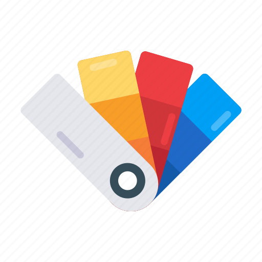 Colour palette, colour swatches, colour scheme, colour catalogue, colour samples icon - Download on Iconfinder