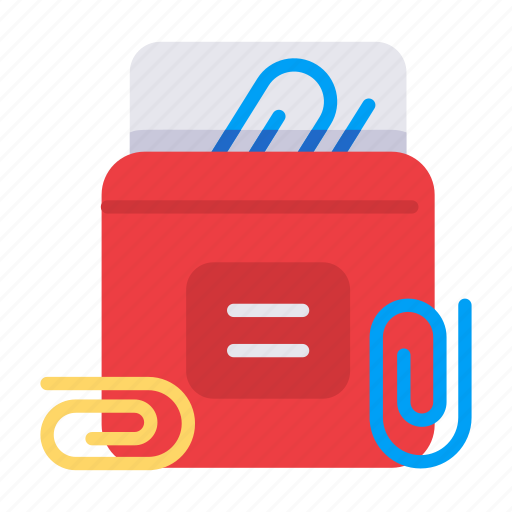 Paper clips, clips box, paper fastener, attach pins, clips container icon - Download on Iconfinder