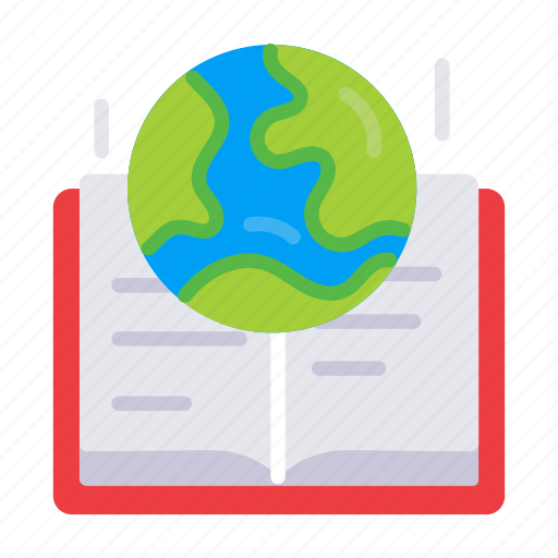 Geography book, geography study, geography education, geography lecture, geography course icon - Download on Iconfinder