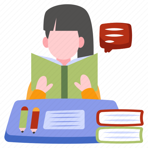 Book reading, education, learning, study, knowledge icon - Download on Iconfinder