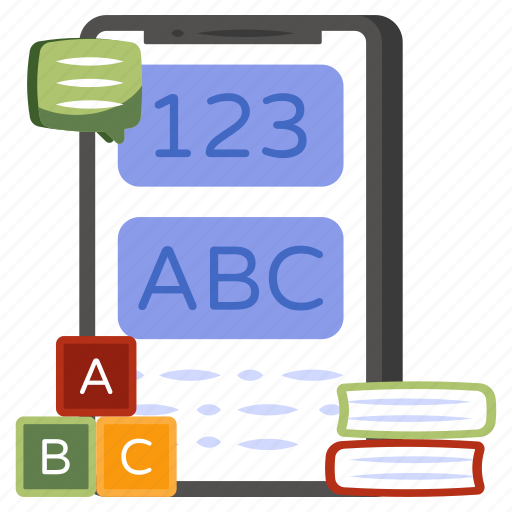 Abc learning, basic learning, basic education, english class, math learning icon - Download on Iconfinder