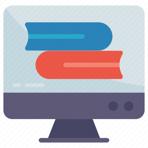 Books, library, online, education, internet, ebook icon - Download on Iconfinder