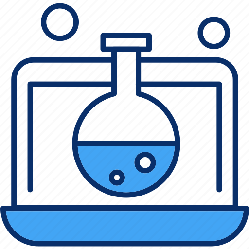 Device, lab, laptop, test, tube icon - Download on Iconfinder