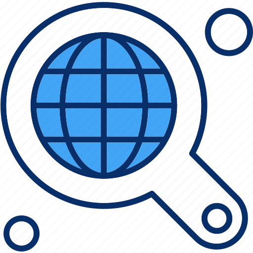 Find, magnifier, search, world icon - Download on Iconfinder