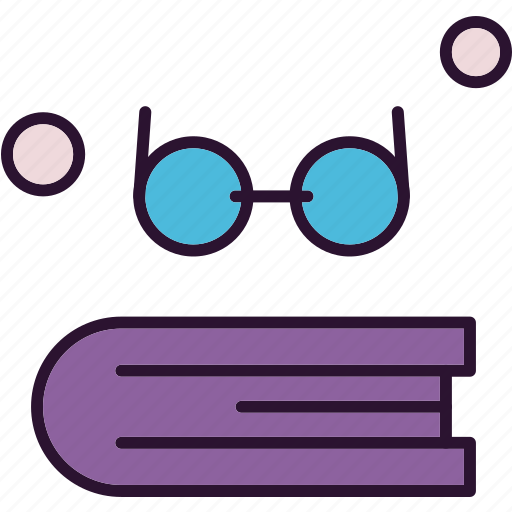 Book, education, glasses icon - Download on Iconfinder