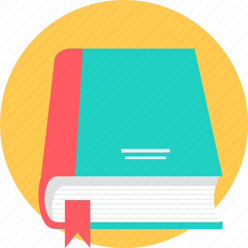 Book, bookmark, hardback, manuscript, notebook, register, library icon - Download on Iconfinder