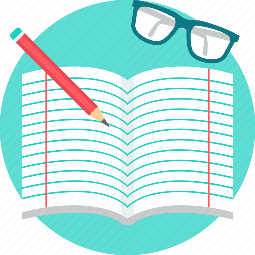 Notes, document, note, notebook, spectacle, spects, writing icon - Download on Iconfinder