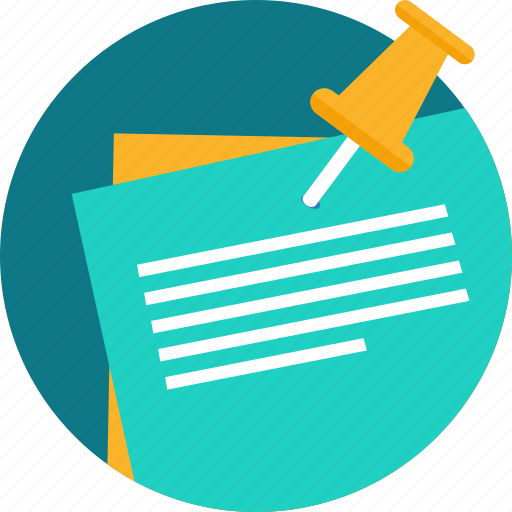 Notes, points, note, attach, file, notepad, pin icon - Download on Iconfinder