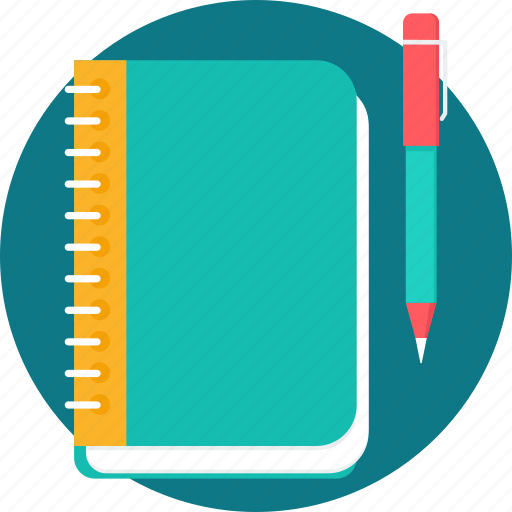 Notes, notebook, notepad, book, education, learning, study icon - Download on Iconfinder
