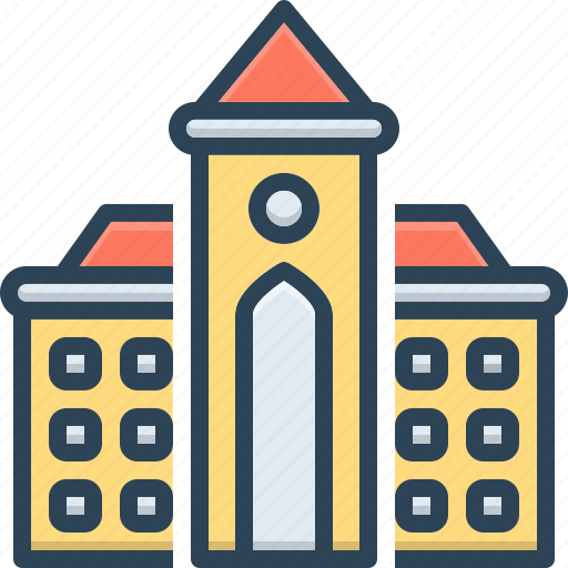 University, campus, building, school, academy, college, education icon - Download on Iconfinder