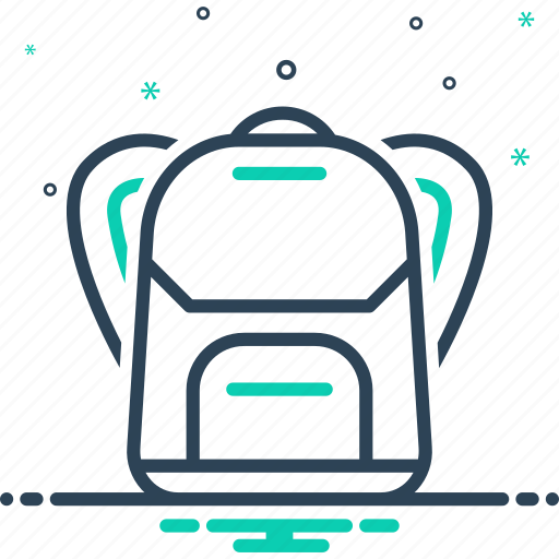 Student, baggage, rucksack, hiking, education, school backpack, go to school icon - Download on Iconfinder