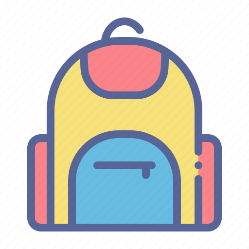 Backpack, school, bag, student, education icon - Download on Iconfinder
