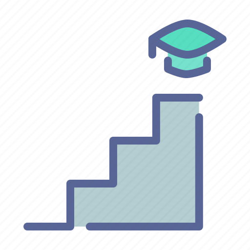 Climb, college, education, studies, growth, ladder, higher icon - Download on Iconfinder