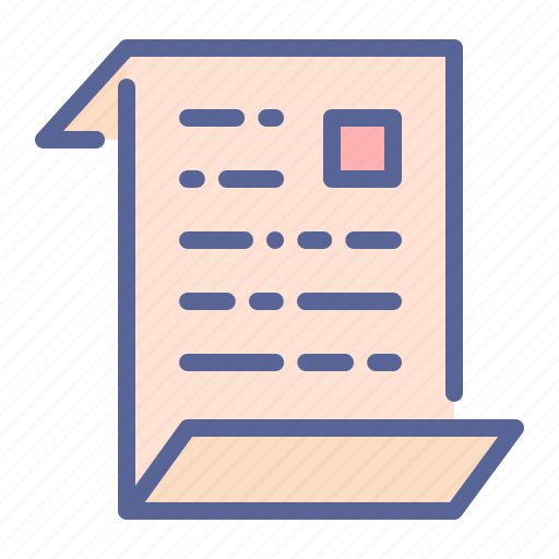 Journal, document, report, file, letter, article, paper icon - Download on Iconfinder