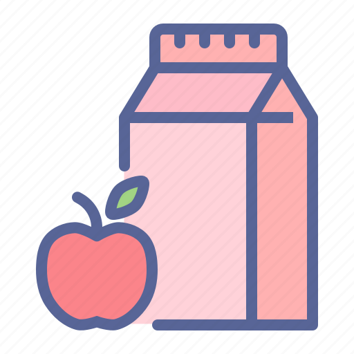 Drink, nutrition, packaged, juice, apple, tetrapack icon - Download on Iconfinder