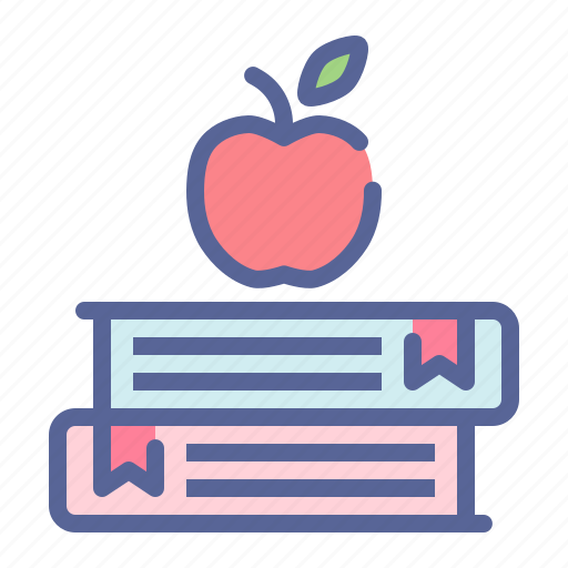 Knowledge, learn, book, study, school, apple icon - Download on Iconfinder