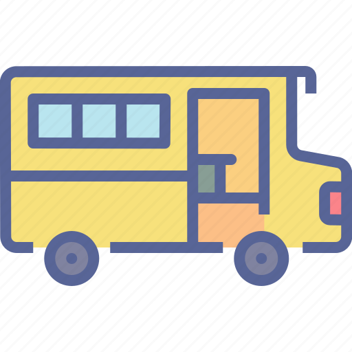 School, van, transport, bus, vehicle icon - Download on Iconfinder