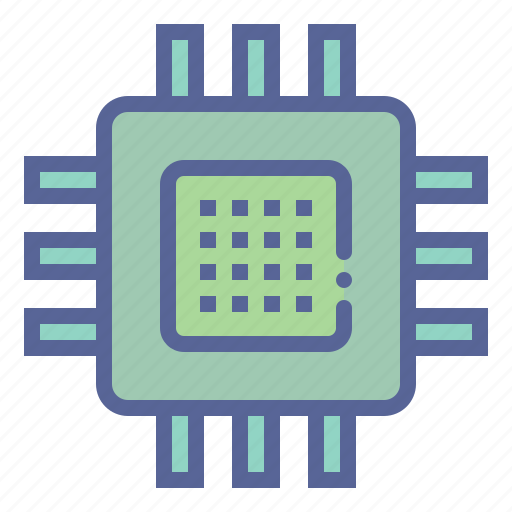 Integrated, component, ic, circuit, processor, electronic, chip icon - Download on Iconfinder