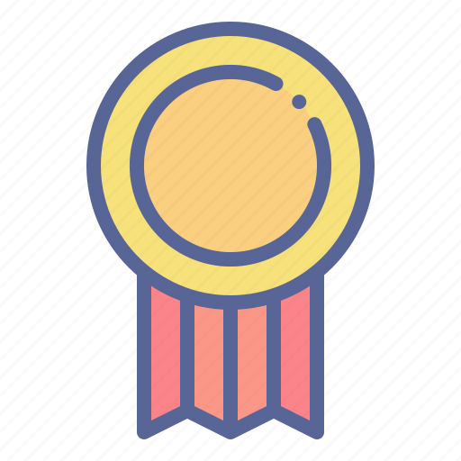 Champion, medal, badge, ribbon, winner, honor icon - Download on Iconfinder