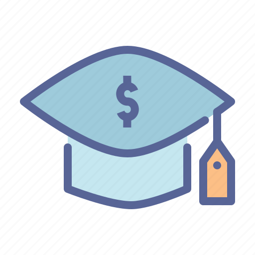 Cost, education, mortarboard, graduation, fee, expenses icon - Download on Iconfinder
