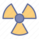 caution, nuclear, radioactive, hazard, radiation