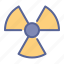 caution, nuclear, radioactive, hazard, radiation 