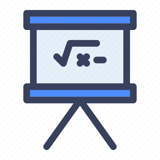 Education, math, presentation icon - Download on Iconfinder