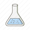 beaker, experiment, flask