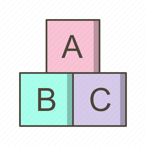 Abc cubes, alphabets, cubes icon - Download on Iconfinder